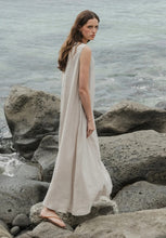 Load image into Gallery viewer, Silky Maxi Dress - Pebble-SOPHIE-P&amp;K The General Store
