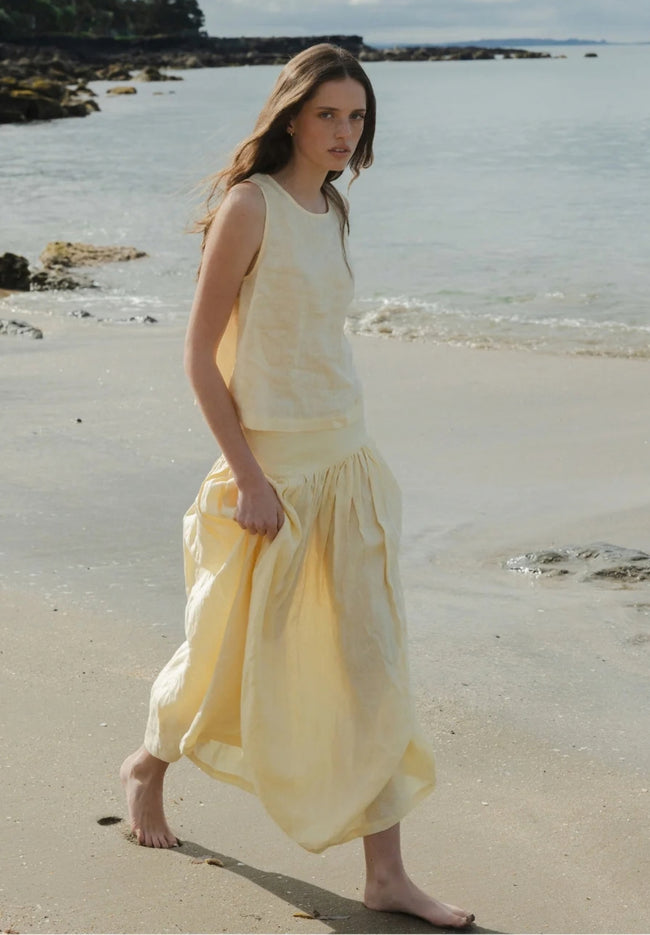 I'm Ready Skirt - Lemon-SOPHIE-P&amp;K The General Store