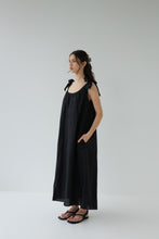 Load image into Gallery viewer, Bows Dress - Black-SOPHIE-P&amp;K The General Store
