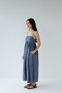 Go To Dress - Denim Stripe-SOPHIE-P&amp;K The General Store