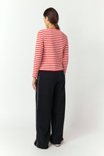 Load image into Gallery viewer, Stripey Top - Red-Sylvester-P&amp;K The General Store
