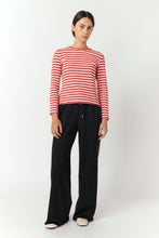 Load image into Gallery viewer, Stripey Top - Red-Sylvester-P&amp;K The General Store
