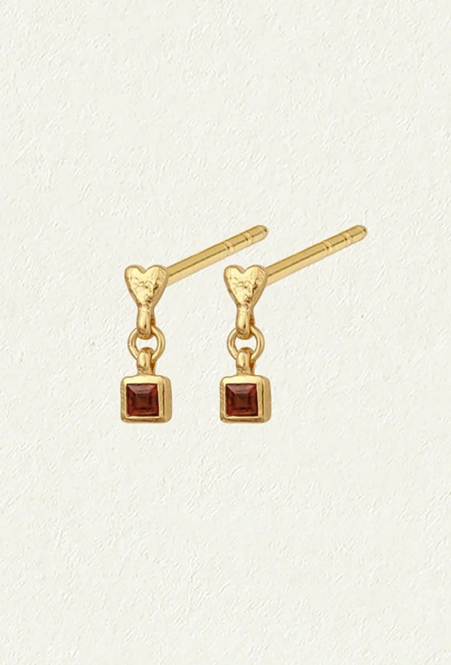 Eros Drop Studs - Gold Vermeil-TEMPLE OF THE SUN-P&amp;K The General Store
