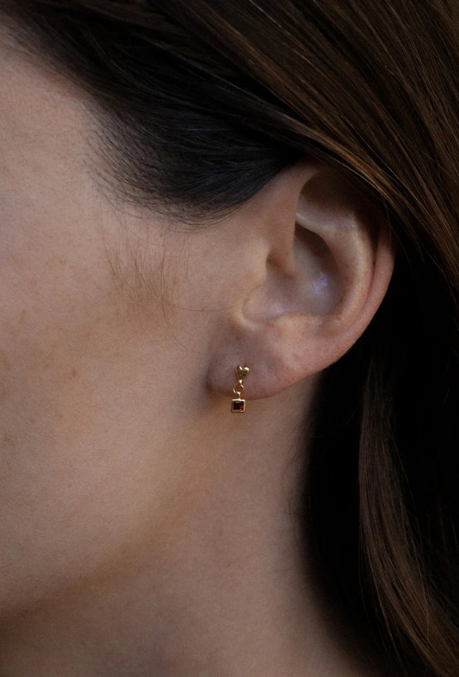 Eros Drop Studs - Gold Vermeil-TEMPLE OF THE SUN-P&amp;K The General Store