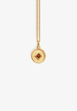 Load image into Gallery viewer, Blaze Coin Necklace - Gold Vermeil-TEMPLE OF THE SUN-P&amp;K The General Store
