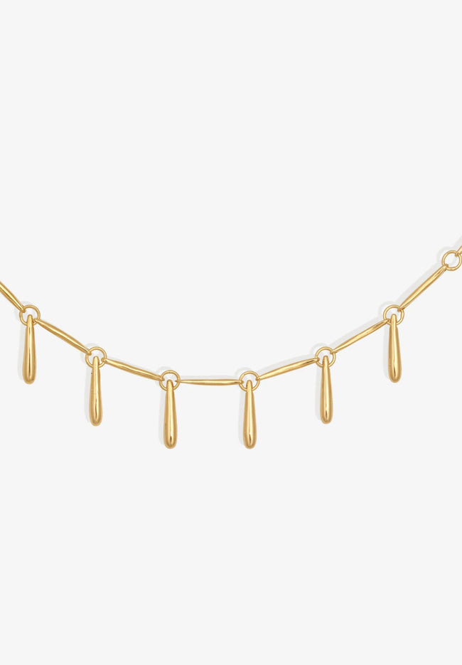 Stilla Necklace - Gold Vermeil-TEMPLE OF THE SUN-P&amp;K The General Store