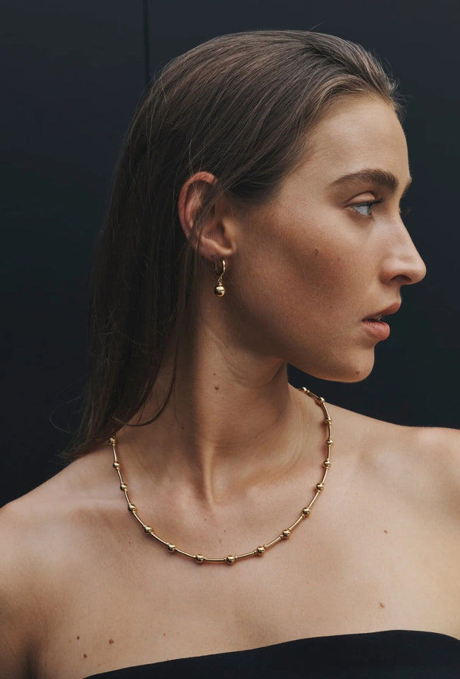 Alba Beaded Collar - Gold-TEMPLE OF THE SUN-P&amp;K The General Store