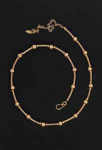 Alba Beaded Collar - Gold-TEMPLE OF THE SUN-P&amp;K The General Store