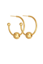 Load image into Gallery viewer, Alba Hoops Large - Gold-TEMPLE OF THE SUN-P&amp;K The General Store
