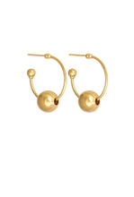 Load image into Gallery viewer, Alba Hoops Medium - Gold-TEMPLE OF THE SUN-P&amp;K The General Store
