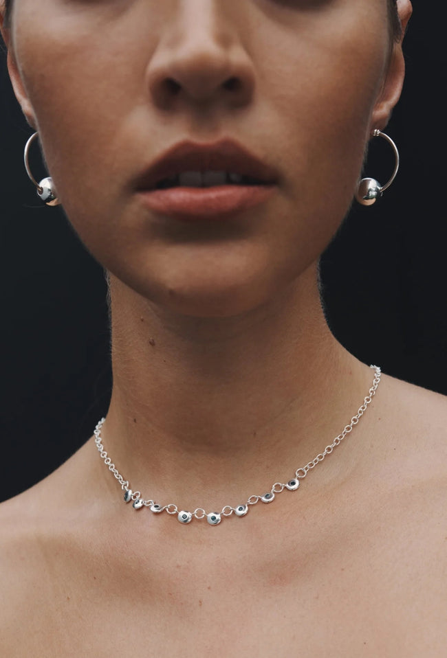 Alba Hoops Medium - Silver-TEMPLE OF THE SUN-P&amp;K The General Store