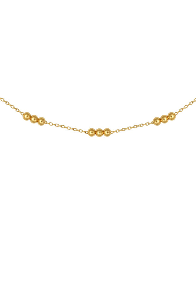 Alba Station Chain Necklace - Gold-TEMPLE OF THE SUN-P&amp;K The General Store