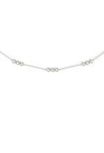 Load image into Gallery viewer, Alba Station Chain Necklace - Silver-TEMPLE OF THE SUN-P&amp;K The General Store
