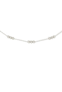 Alba Station Chain Necklace - Silver-TEMPLE OF THE SUN-P&amp;K The General Store