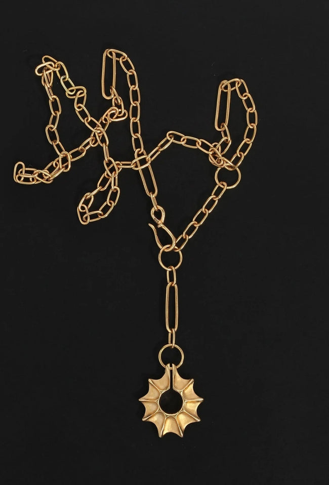 Calypso Lariat Necklace - Gold-TEMPLE OF THE SUN-P&amp;K The General Store