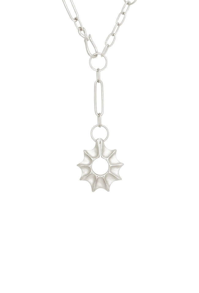 Calypso Lariat Necklace - Silver-TEMPLE OF THE SUN-P&amp;K The General Store