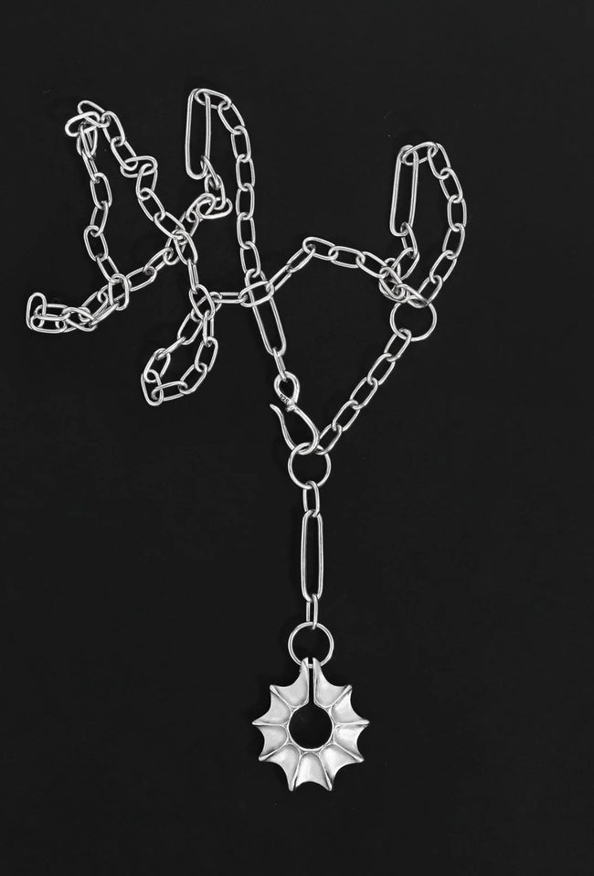 Calypso Lariat Necklace - Silver-TEMPLE OF THE SUN-P&amp;K The General Store
