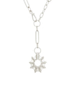 Load image into Gallery viewer, Calypso Lariat Necklace - Silver-TEMPLE OF THE SUN-P&amp;K The General Store
