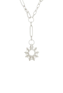 Calypso Lariat Necklace - Silver-TEMPLE OF THE SUN-P&amp;K The General Store