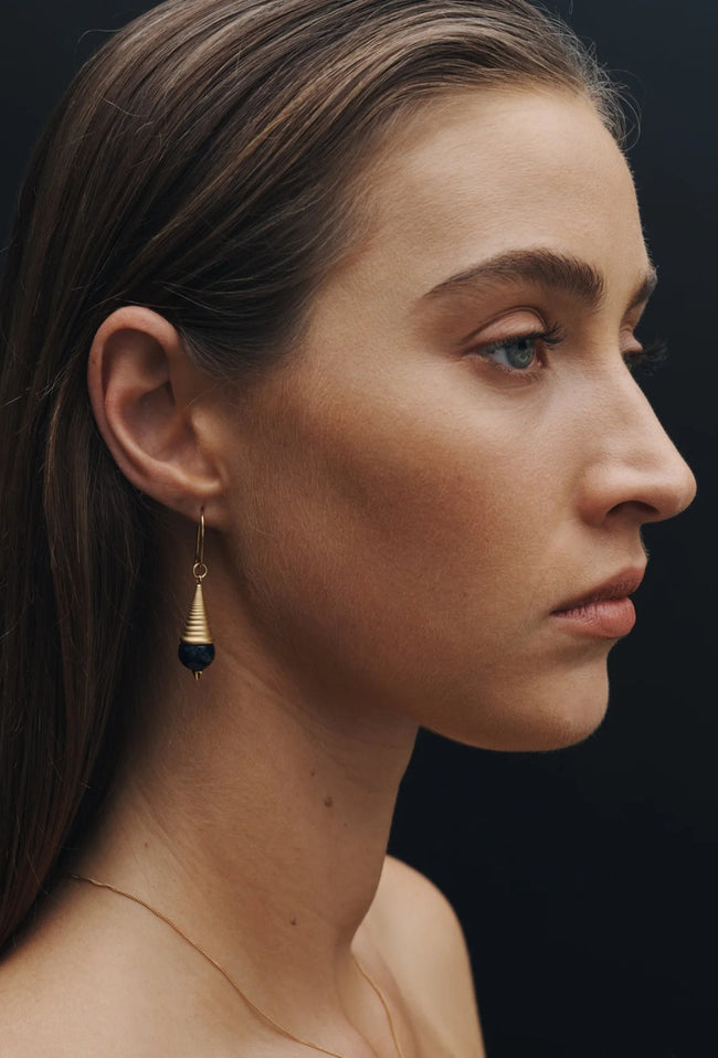 Danu Earrings - Gold-TEMPLE OF THE SUN-P&amp;K The General Store