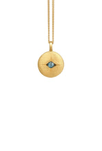 Load image into Gallery viewer, Mavi Eye Necklace - Gold-TEMPLE OF THE SUN-P&amp;K The General Store
