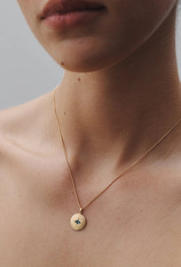 Mavi Eye Necklace - Gold-TEMPLE OF THE SUN-P&amp;K The General Store