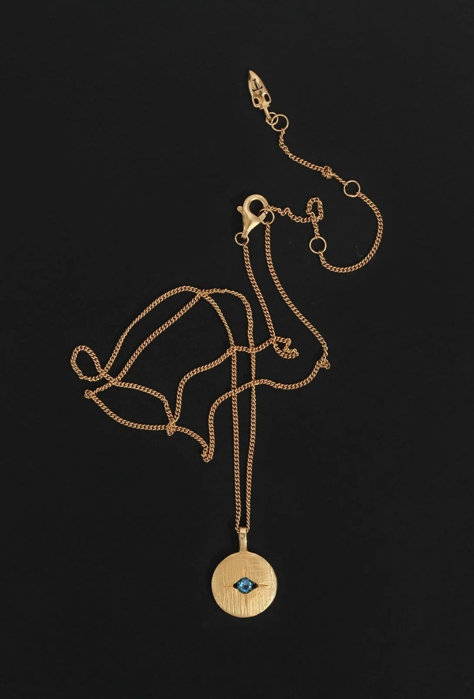 Mavi Eye Necklace - Gold-TEMPLE OF THE SUN-P&K The General Store