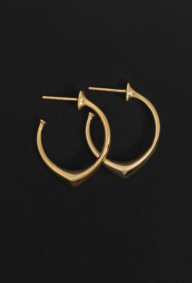 Saba Hoop Earrings - Gold-TEMPLE OF THE SUN-P&amp;K The General Store
