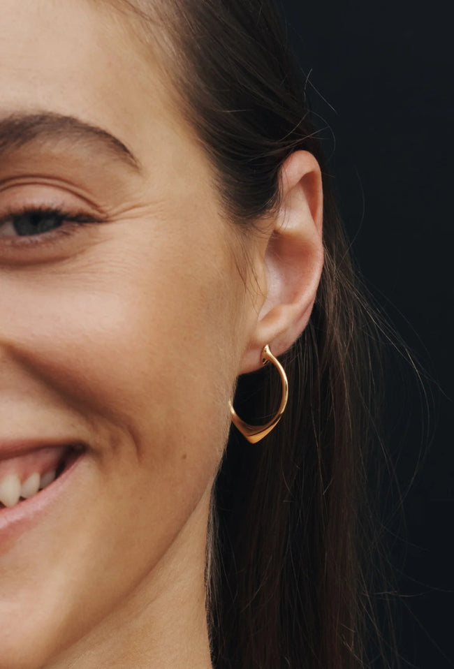 Saba Hoop Earrings - Gold-TEMPLE OF THE SUN-P&amp;K The General Store