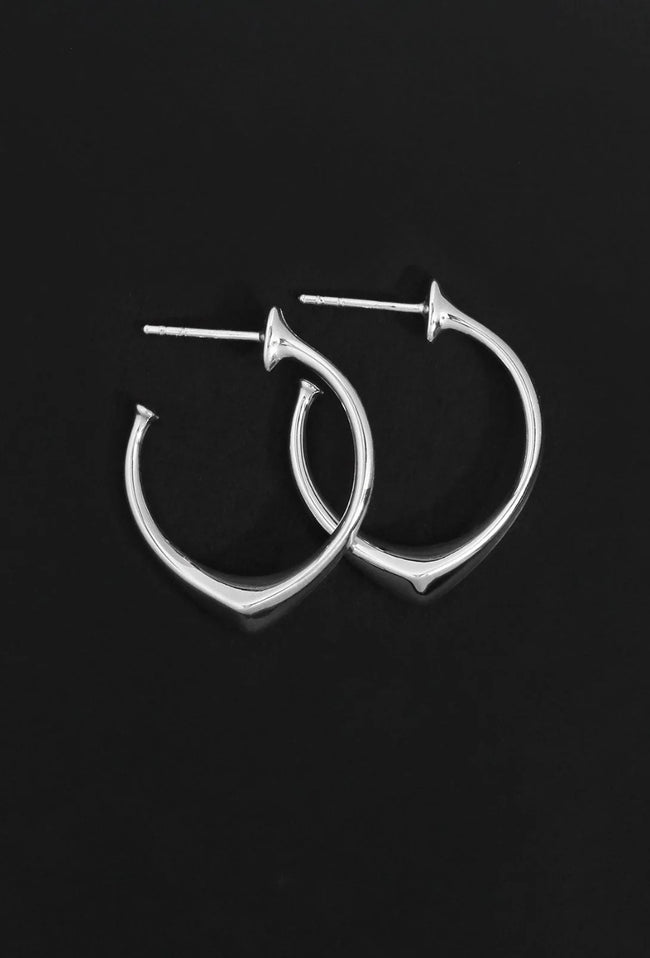 Saba Hoops Earrings - Silver-TEMPLE OF THE SUN-P&amp;K The General Store