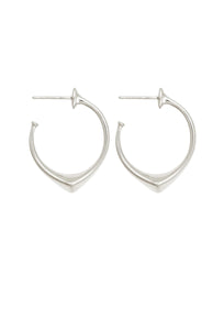 Saba Hoops Earrings - Silver-TEMPLE OF THE SUN-P&amp;K The General Store