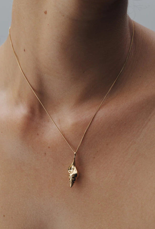 Spire Pendant Necklace - Gold-TEMPLE OF THE SUN-P&amp;K The General Store