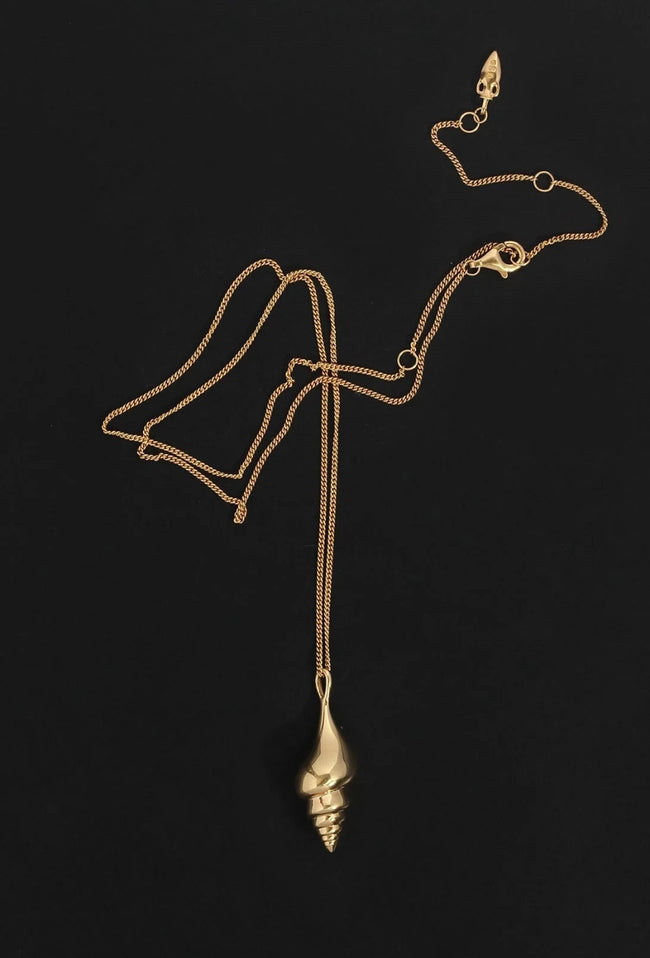 Spire Pendant Necklace - Gold-TEMPLE OF THE SUN-P&amp;K The General Store