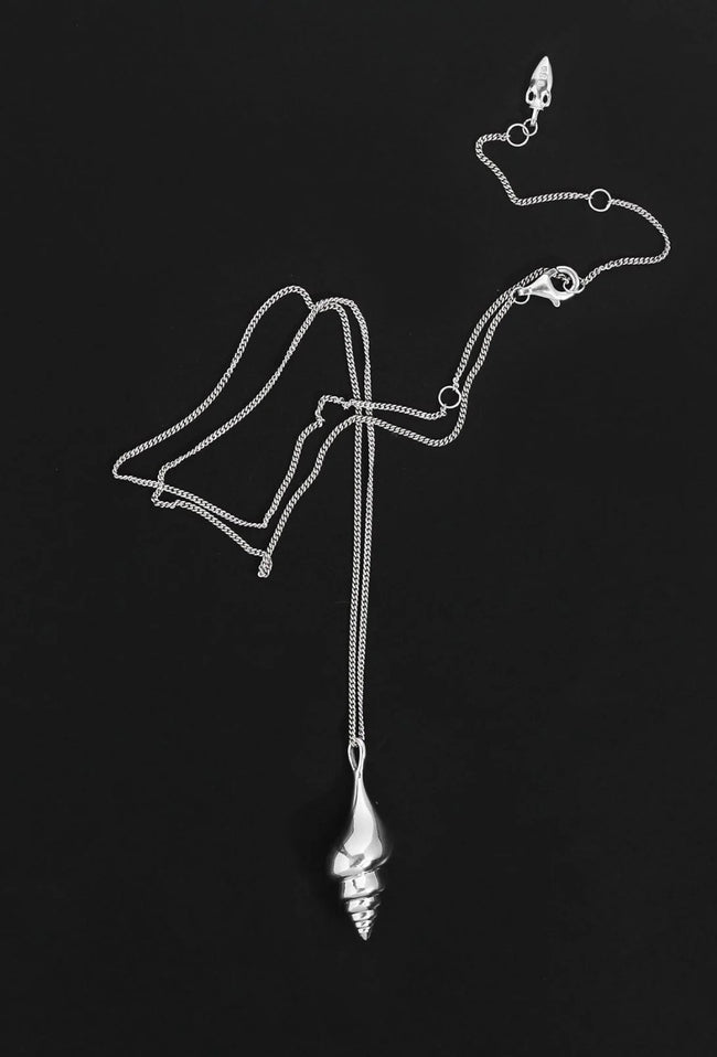 Spire Pendant Necklace - Silver-TEMPLE OF THE SUN-P&amp;K The General Store