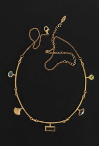 Ula Statement Necklace - Gold-TEMPLE OF THE SUN-P&amp;K The General Store