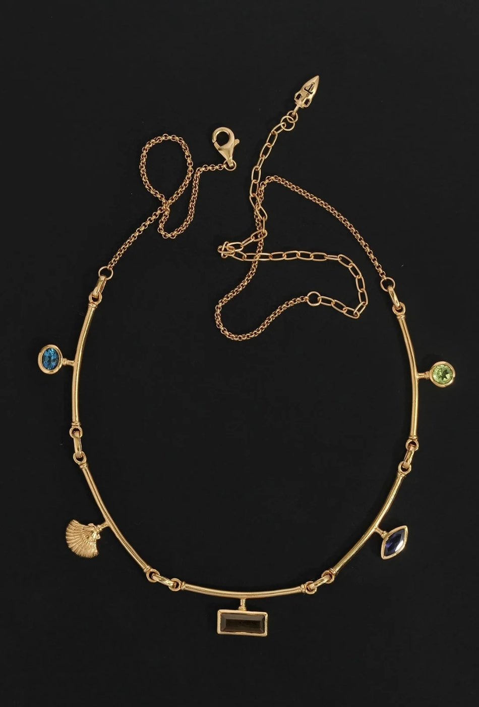 Ula Statement Necklace - Gold-TEMPLE OF THE SUN-P&K The General Store