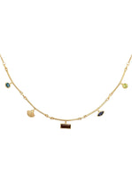 Load image into Gallery viewer, Ula Statement Necklace - Gold-TEMPLE OF THE SUN-P&amp;K The General Store
