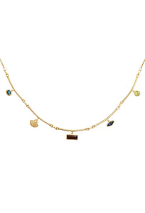 Ula Statement Necklace - Gold-TEMPLE OF THE SUN-P&amp;K The General Store