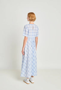 Balance Dress - Pale Blue Check-TWENTY SEVEN NAMES-P&amp;K The General Store