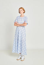 Load image into Gallery viewer, Balance Dress - Pale Blue Check-TWENTY SEVEN NAMES-P&amp;K The General Store
