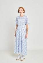Load image into Gallery viewer, Balance Dress - Pale Blue Check-TWENTY SEVEN NAMES-P&amp;K The General Store
