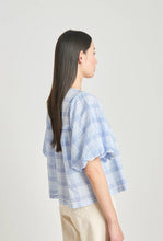 Load image into Gallery viewer, Pearly Gates Blouse - Pale Blue Check-TWENTY SEVEN NAMES-P&amp;K The General Store
