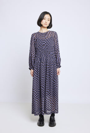 Polarity Dress - Warp Check-Twenty Seven Names-P&amp;K The General Store