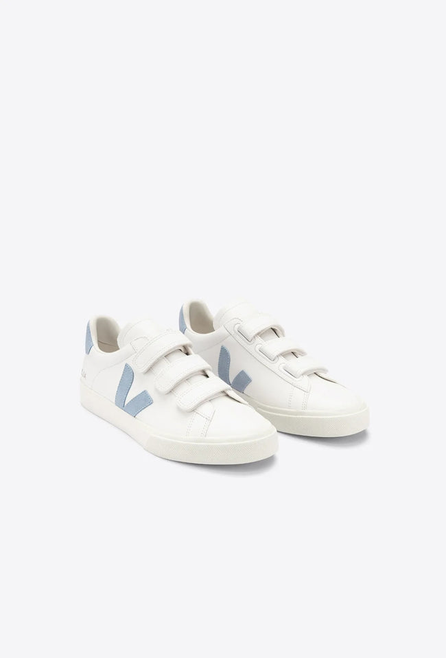 Recife Chromefree Leather Extra White/Steel-VEJA-P&amp;K The General Store