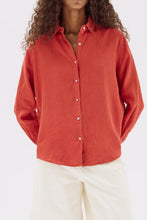 Load image into Gallery viewer, Xander Long Sleeve Shirt - Papaya-ASSEMBLY LABEL-P&amp;K The General Store
