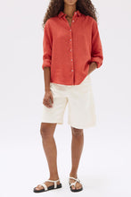 Load image into Gallery viewer, Xander Long Sleeve Shirt - Papaya-ASSEMBLY LABEL-P&amp;K The General Store
