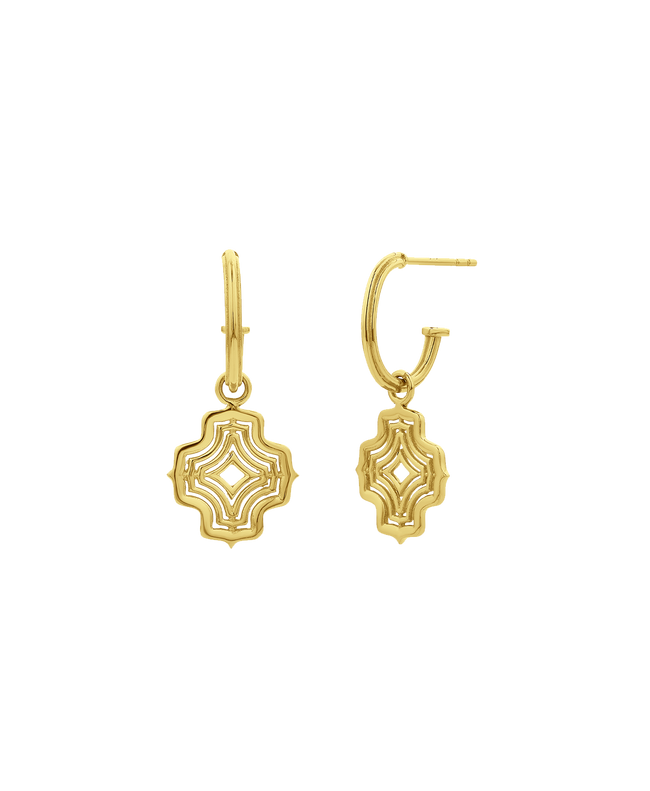 Alma Hoops - 22K Gold Vermeil-ZOE & MORGAN-P&amp;K The General Store