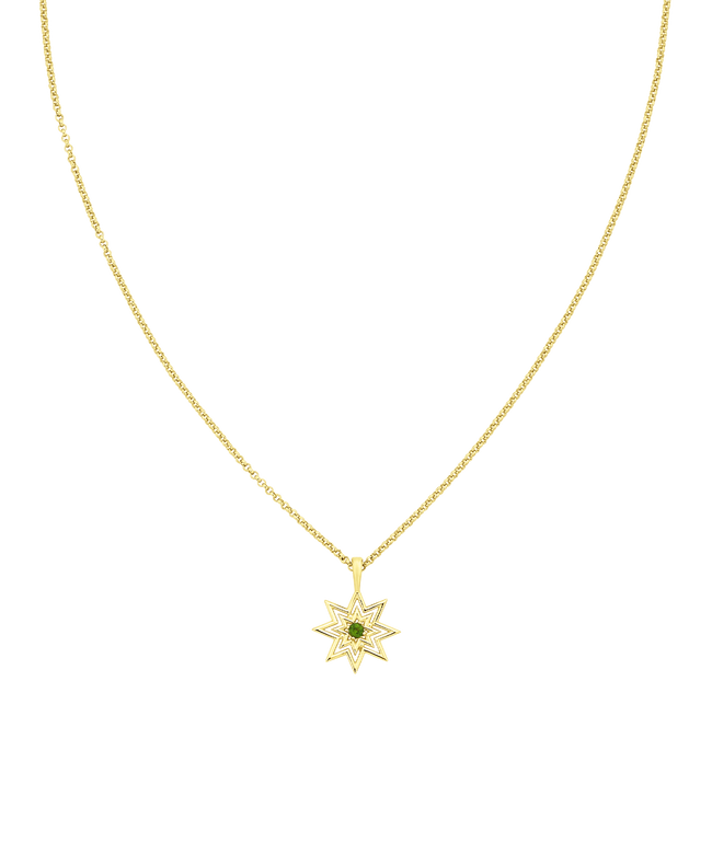 Nora Necklace - 22K Gold Vermeil with Chrome Diopside-ZOE & MORGAN-P&amp;K The General Store