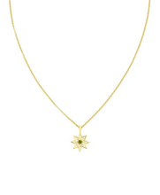 Load image into Gallery viewer, Nora Necklace - 22K Gold Vermeil with Chrome Diopside-ZOE &amp; MORGAN-P&amp;K The General Store
