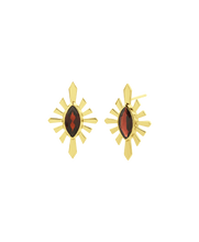 Load image into Gallery viewer, Sister Stud - 22K Gold Vermeil with Rhodolite Garnet-ZOE &amp; MORGAN-P&amp;K The General Store
